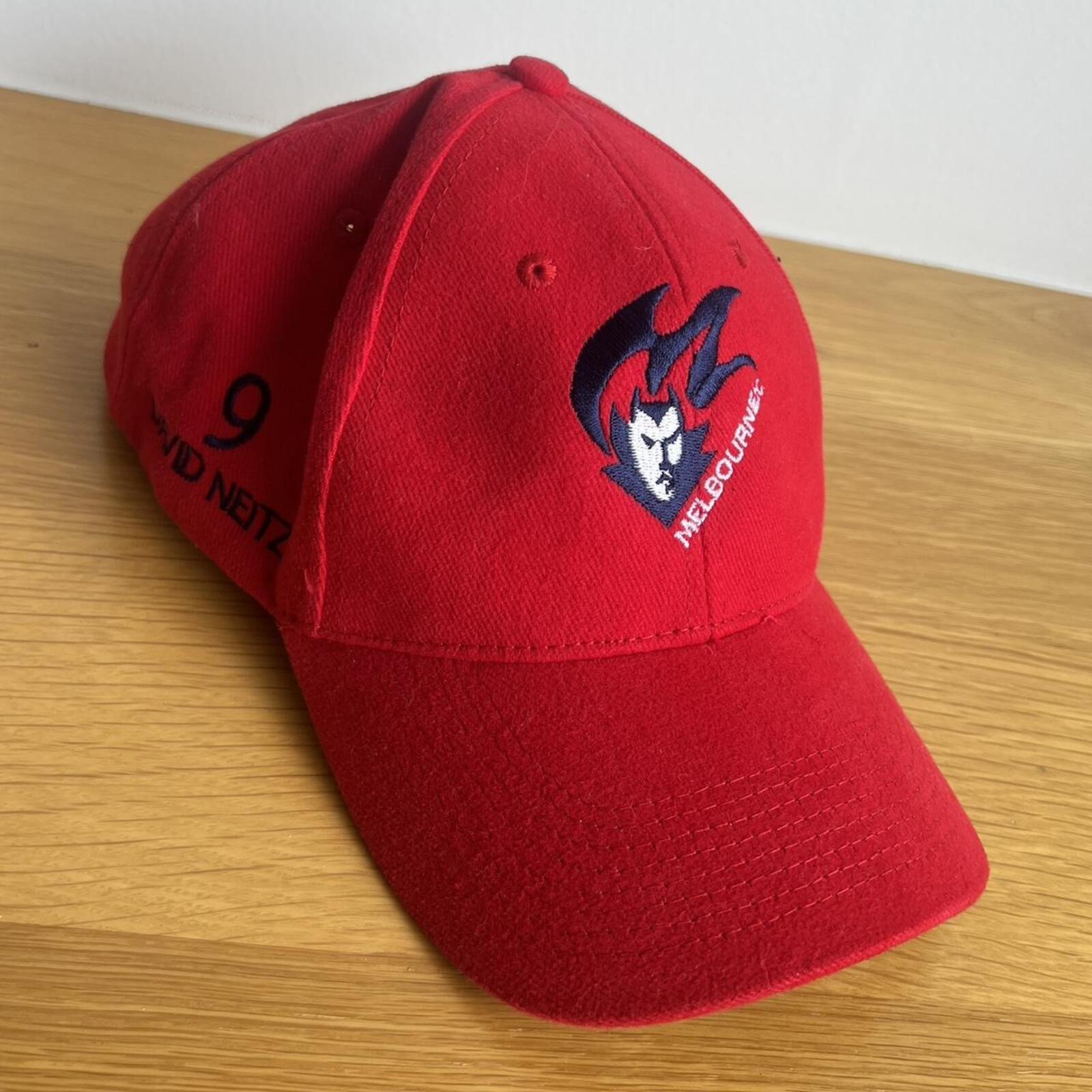 Vintage AFL Melbourne Demons David Neitz Games Record Commemorative Cap 239/1000