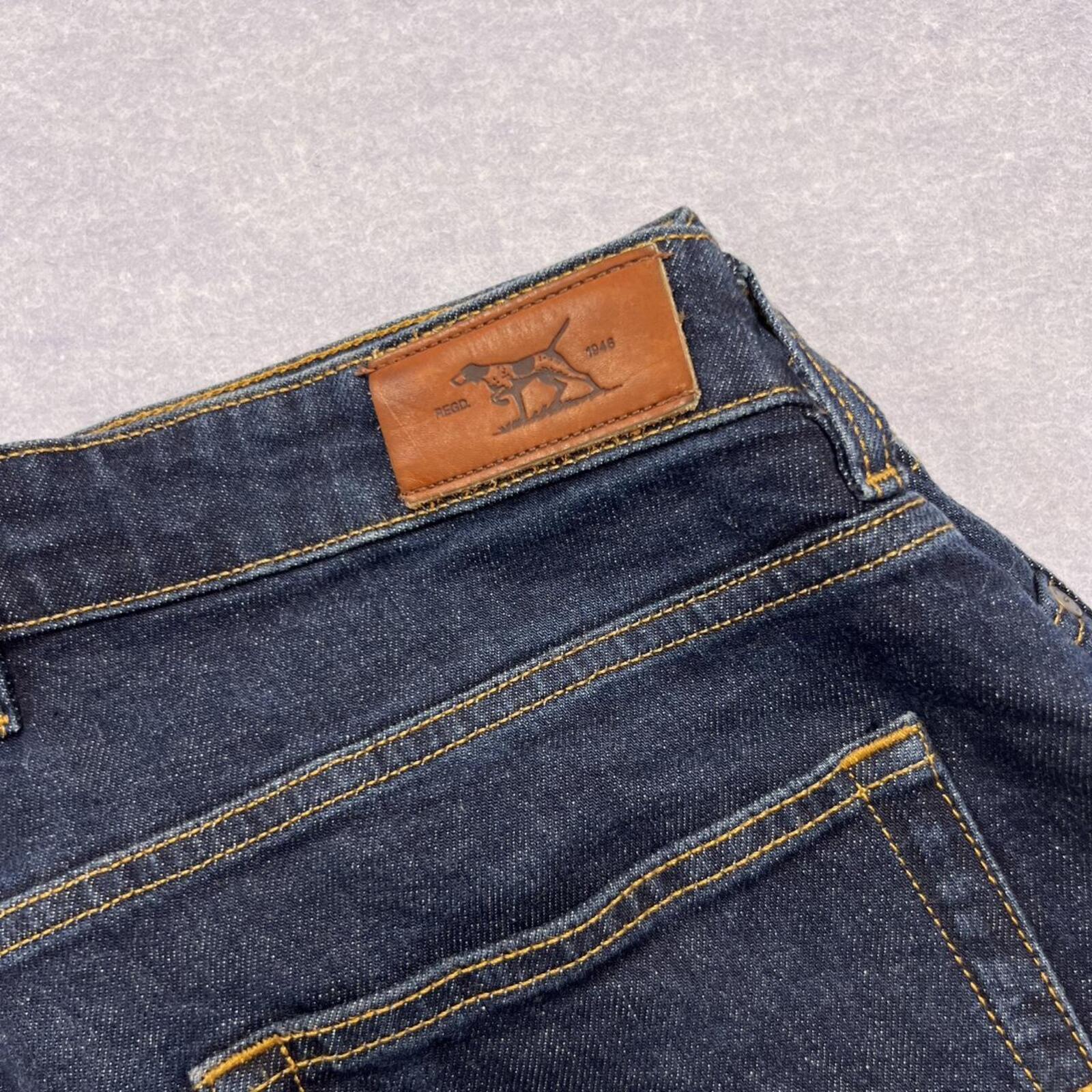 Rodd & Gunn Sutton Straight Fit Italian Denim Dark Wash Jeans W34L (34x34)