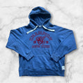 Vintage Champion Athletic Men’s Blue & Red Felt Streetwear Tiger Hoodie 2XL