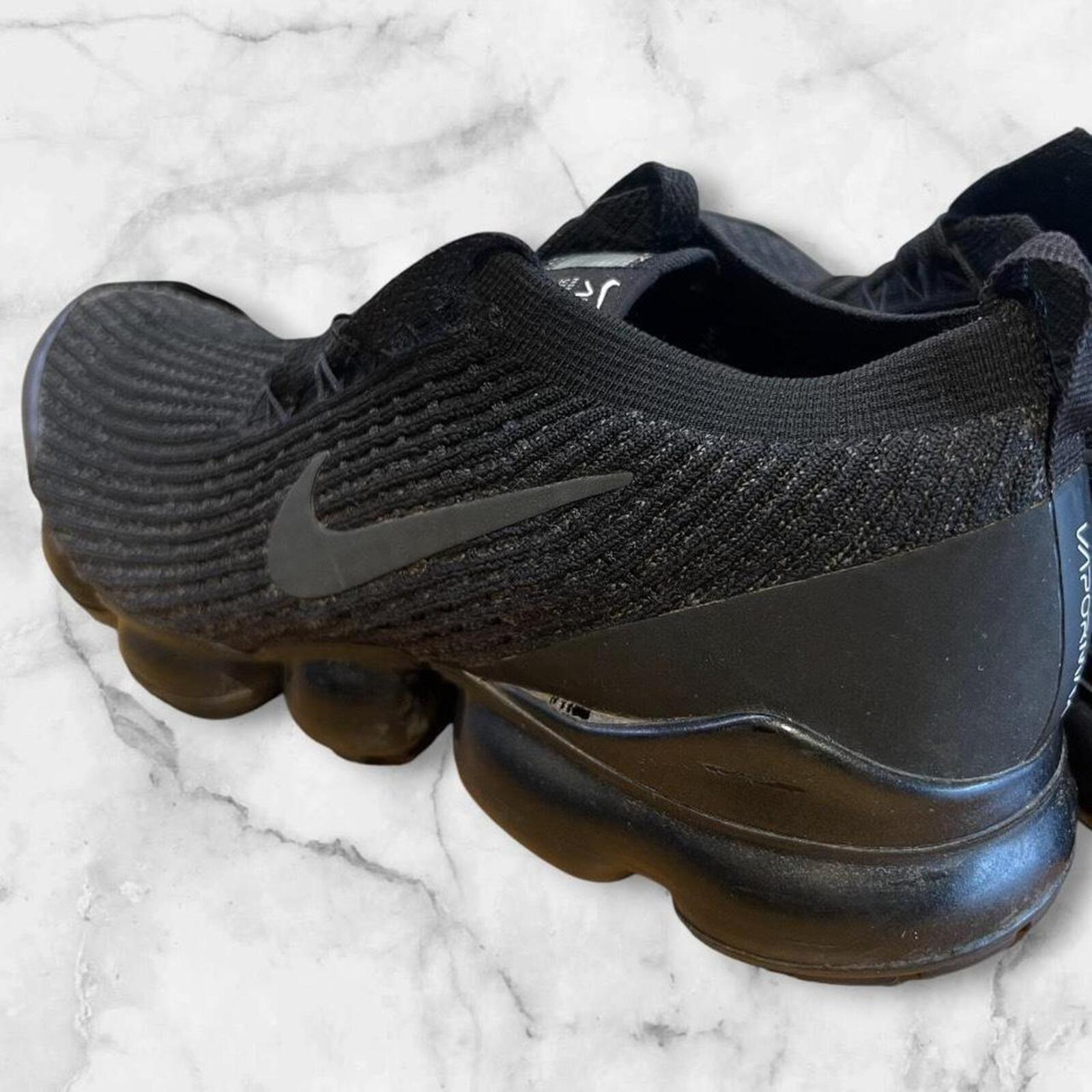 Nike Air VaporMax Flyknit 3 Triple Black Men’s Trainer AJ6900-004 Sz US8.5 UK7.5