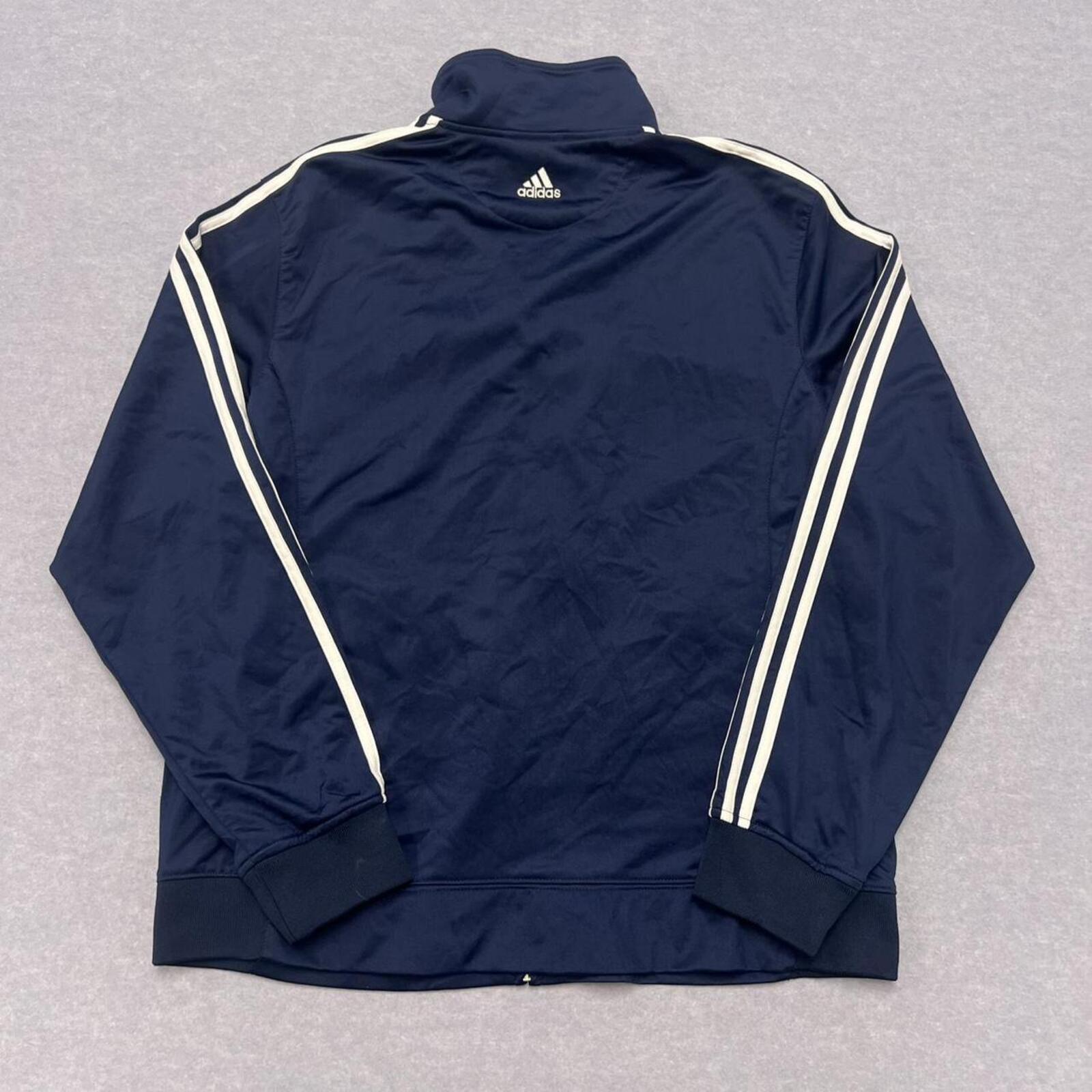 Vintage Adidas Notre Dame Fighting Irish ND Track Jacket Navy Men's Y2K Large