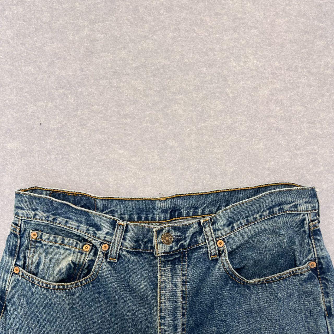Vintage 2002 Levi's 512 Made In Australia Dark Wash Denim Straight Jeans W36 L34