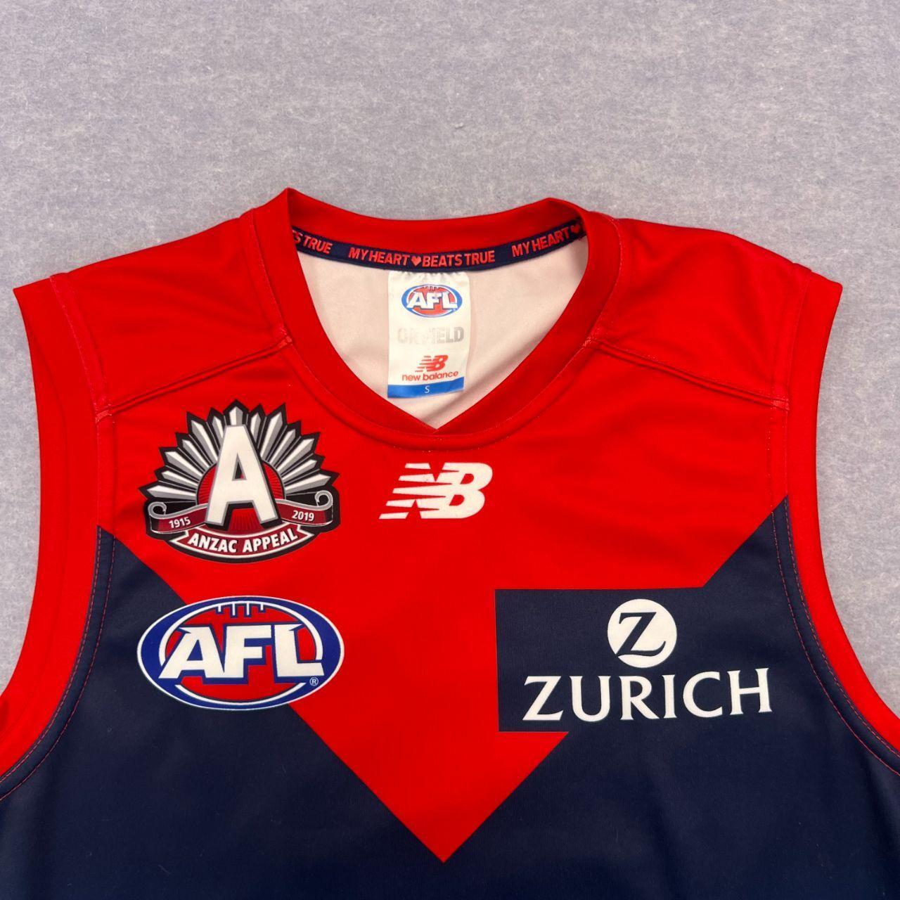 Melbourne Demons AFL 2019 ANZAC Appeal New Balance Retail Jersey Guernsey Small
