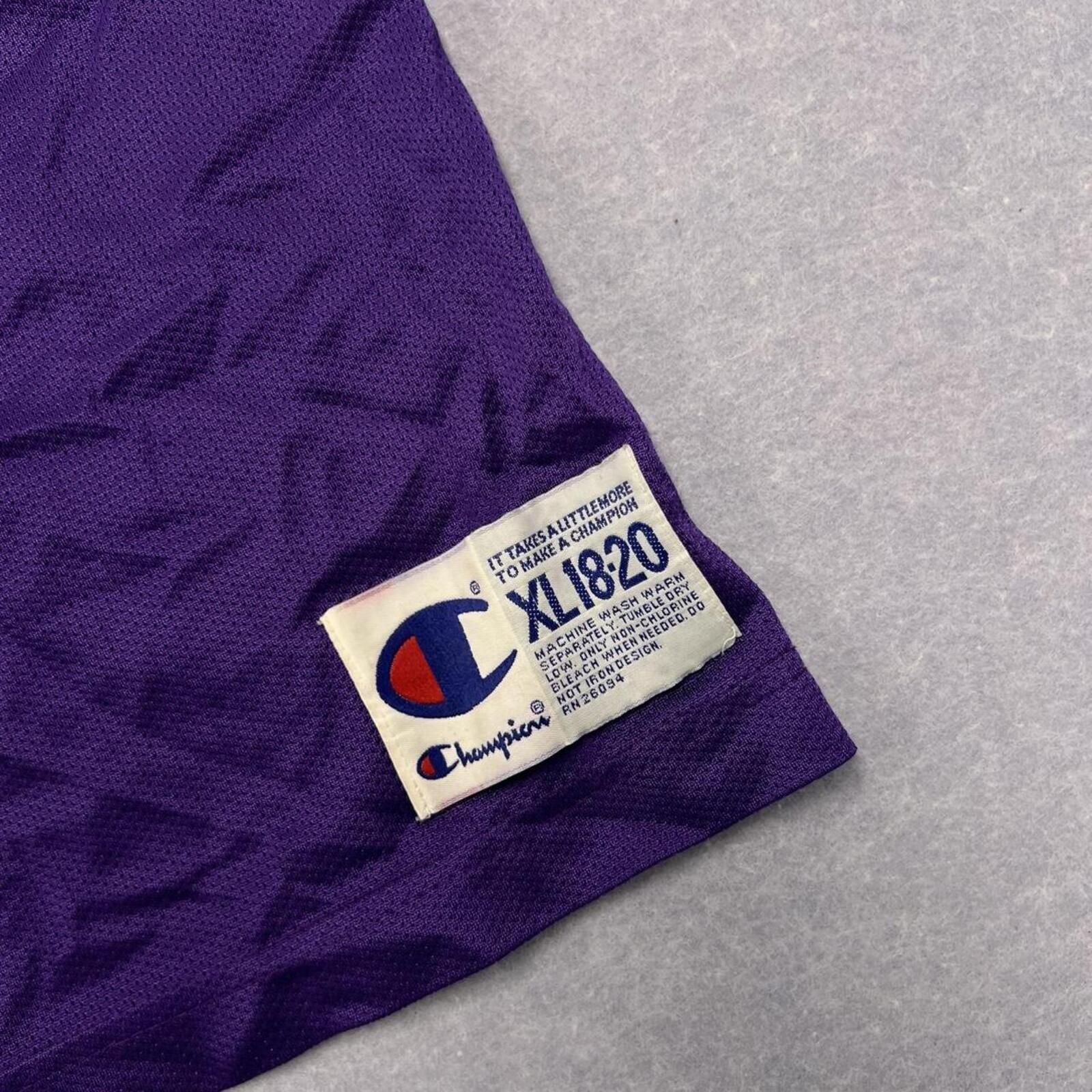 Vintage Champion NBA Utah Jazz Karl Malone No.32 Jersey Youth XL 18-20 / Men's S