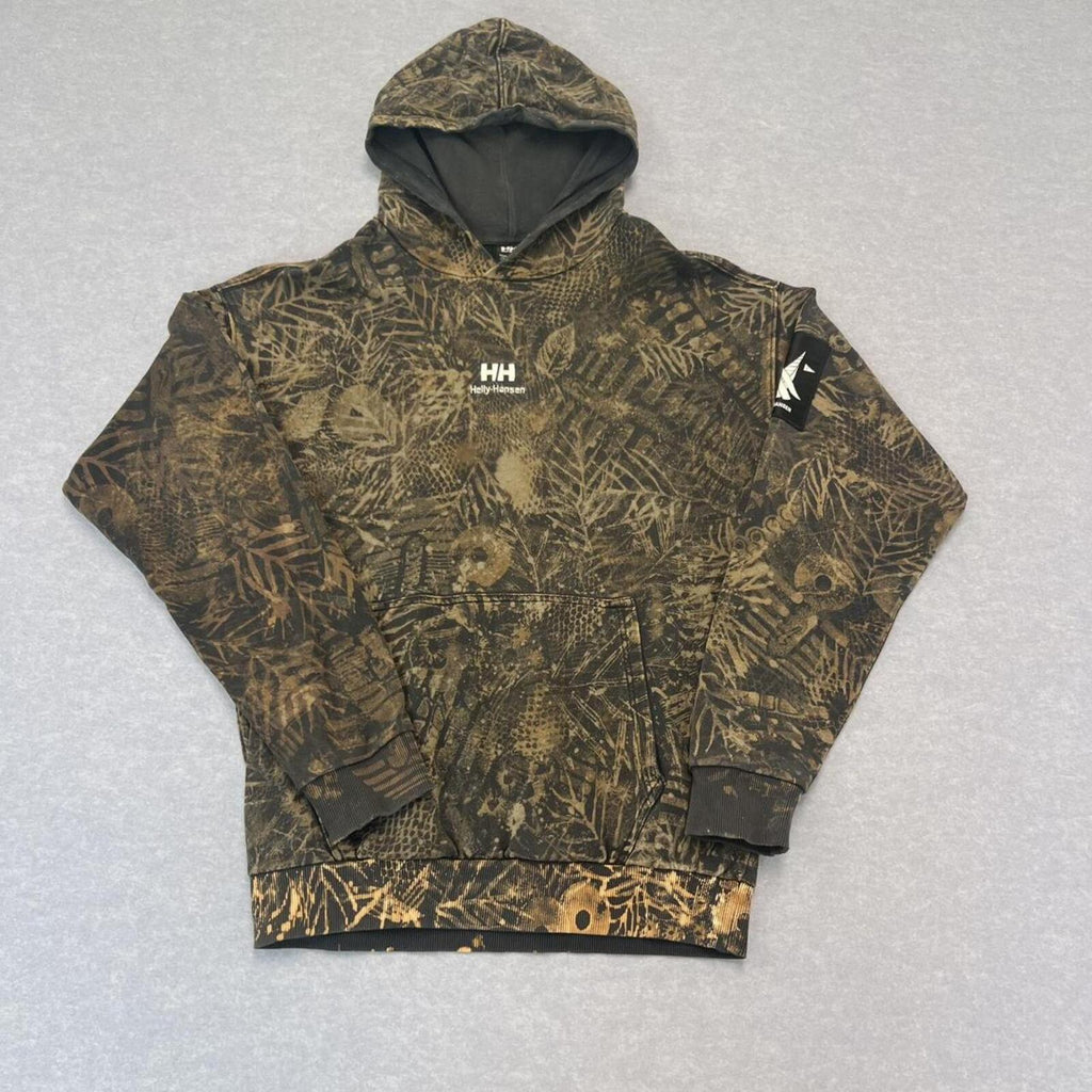 Helly Hansen Camouflage All-Over Print Realtree Style Pullover Hoodie Mens Large