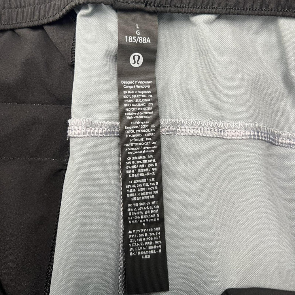 Lululemon Men’s Rover Grey Pace Breaker Linerless 7” Training Shorts Large