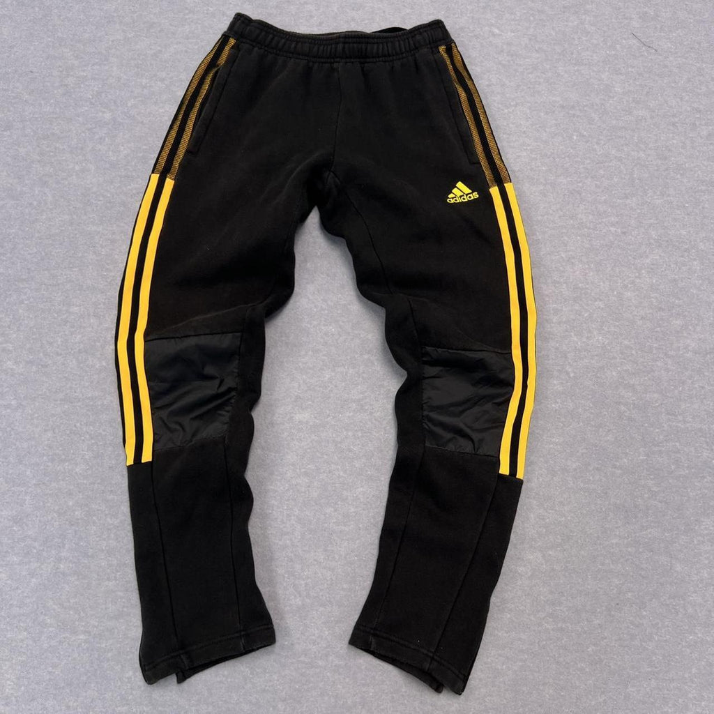 Vintage Adidas Black & Yellow Striped Sweatpants Track Pants Women’s Small