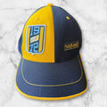 Ecko Unltd Men’s Navy & Yellow Embroidered Streetwear Skater Cap Y2K Medium