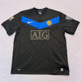 Vintage 2009-2010 Nike Manchester United Away Team Jersey No.27 NANA Men's XL