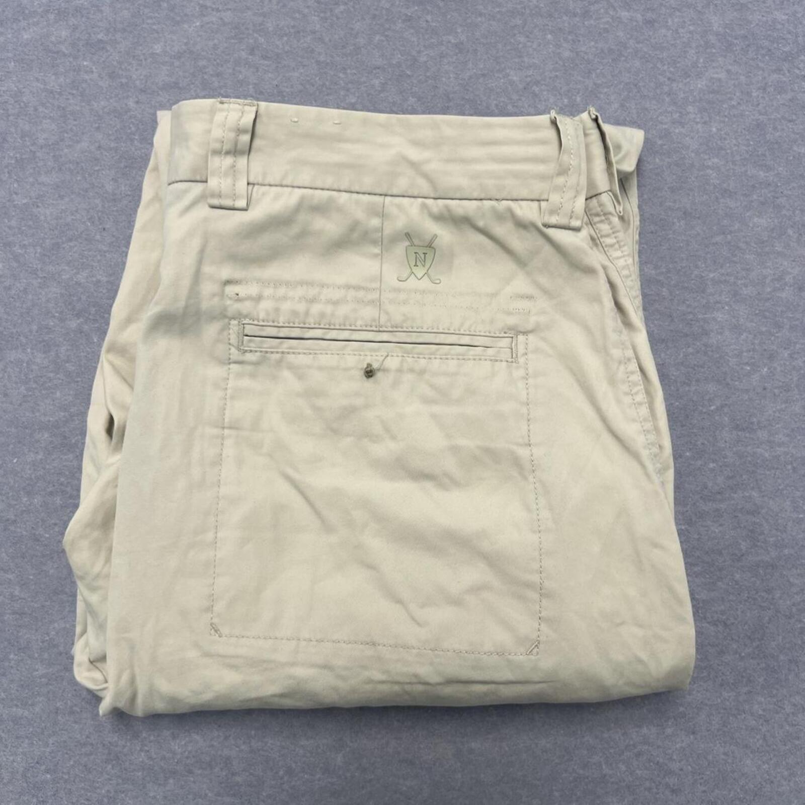 Vintage Nautica Golf Men's White Relaxed Fit Chino Pants Trousers W36 L33