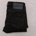 Vivienne Westwood Anglomania Men’s Black Embroidered Designer Slim Jeans Man W30