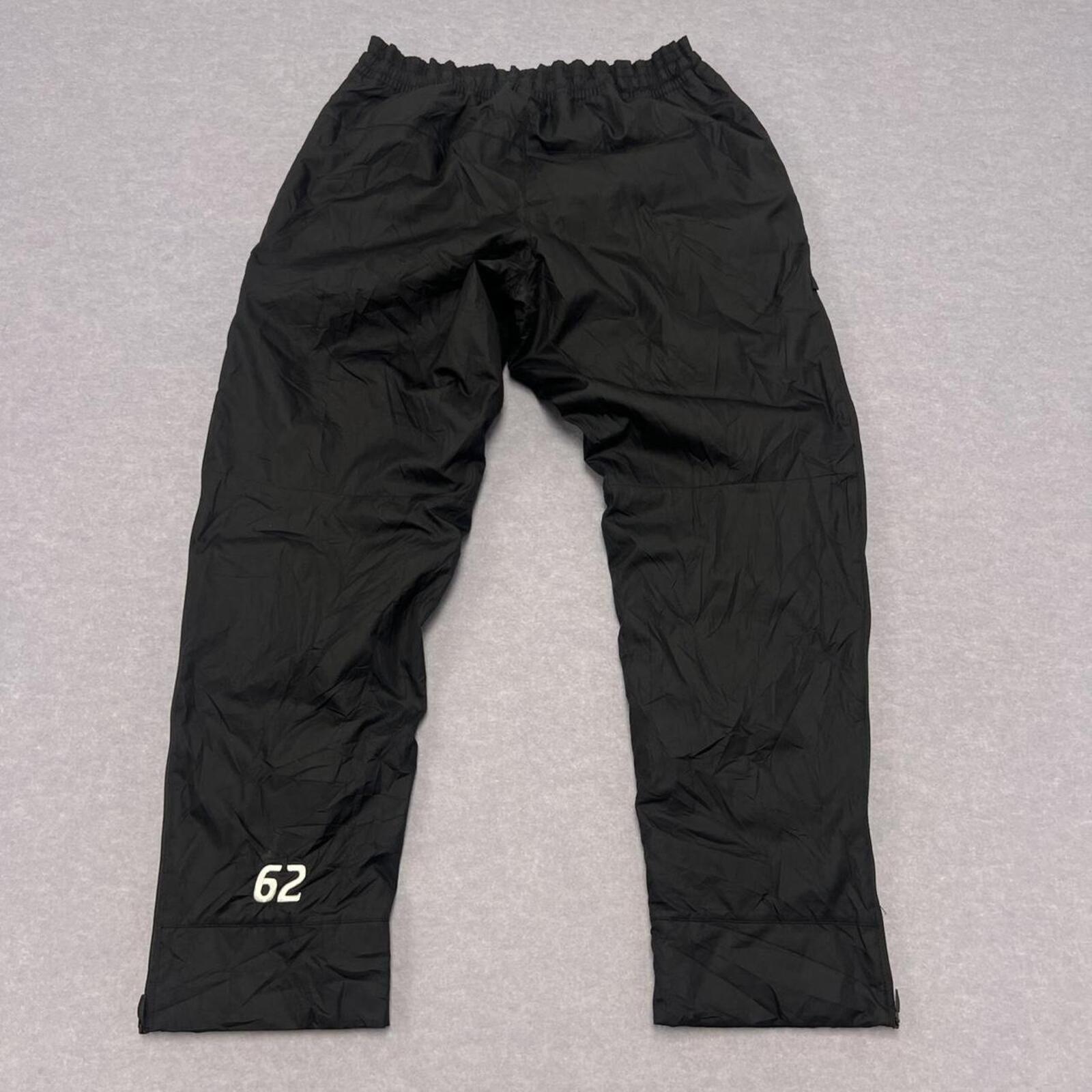 Vintage Nike Storm-Fit Woven Track Pants Black No.62 Player Issue Men's Large