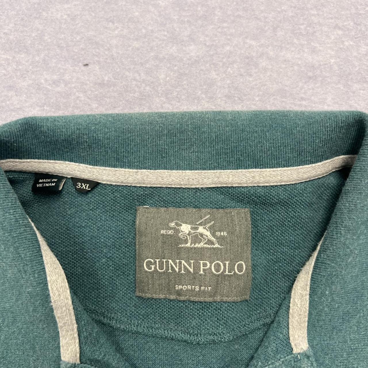 Rodd & Gunn Gunn Polo Sports Fit Green Teal Embroidered Pink Dog Logo Polo 3XL