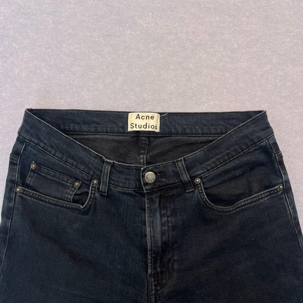 Vintage Acne Studios Ace Blue / Black Denim Jeans Men's W33 L32
