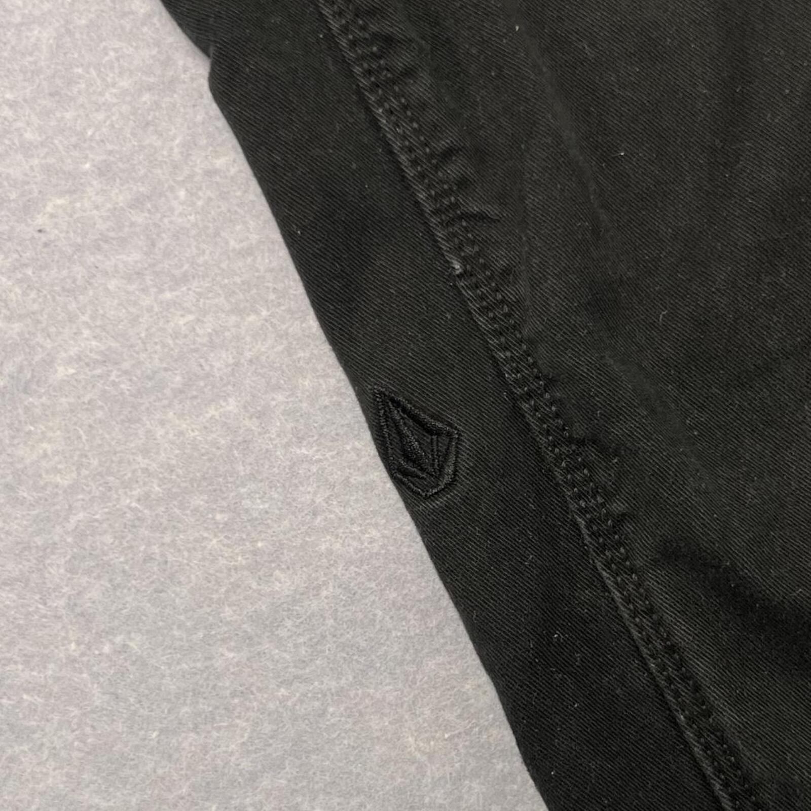 Vintage Volcom Skate “Solver” Modern Straight Black Denim Jeans Men's W32
