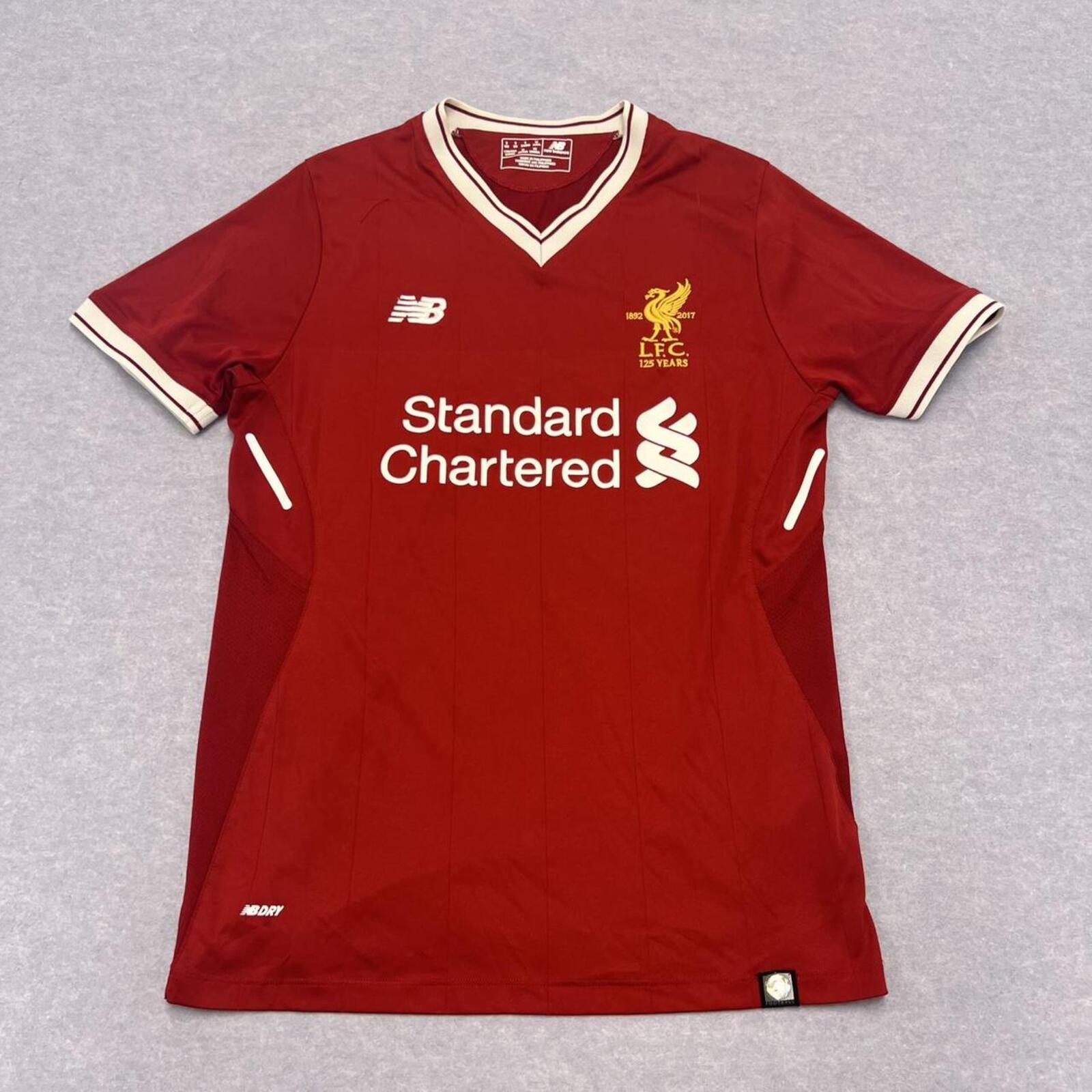 New Balance Liverpool FC Mohamed Salah #11 Home Jersey 2017/18 125 Years Small