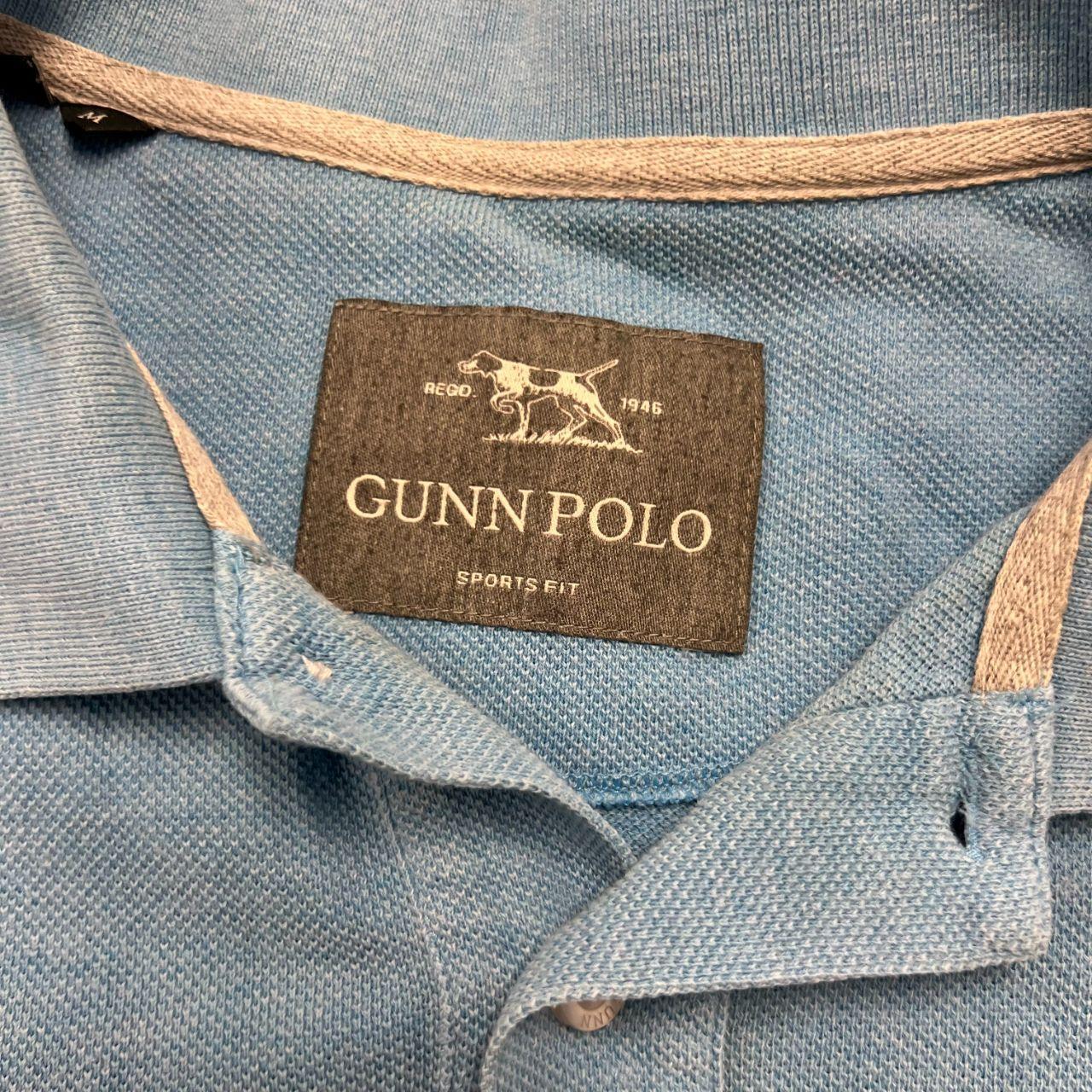 Vintage Rodd & Gunn Gunn Polo Aqua Blue Pique Sports Fit Polo Shirt Medium