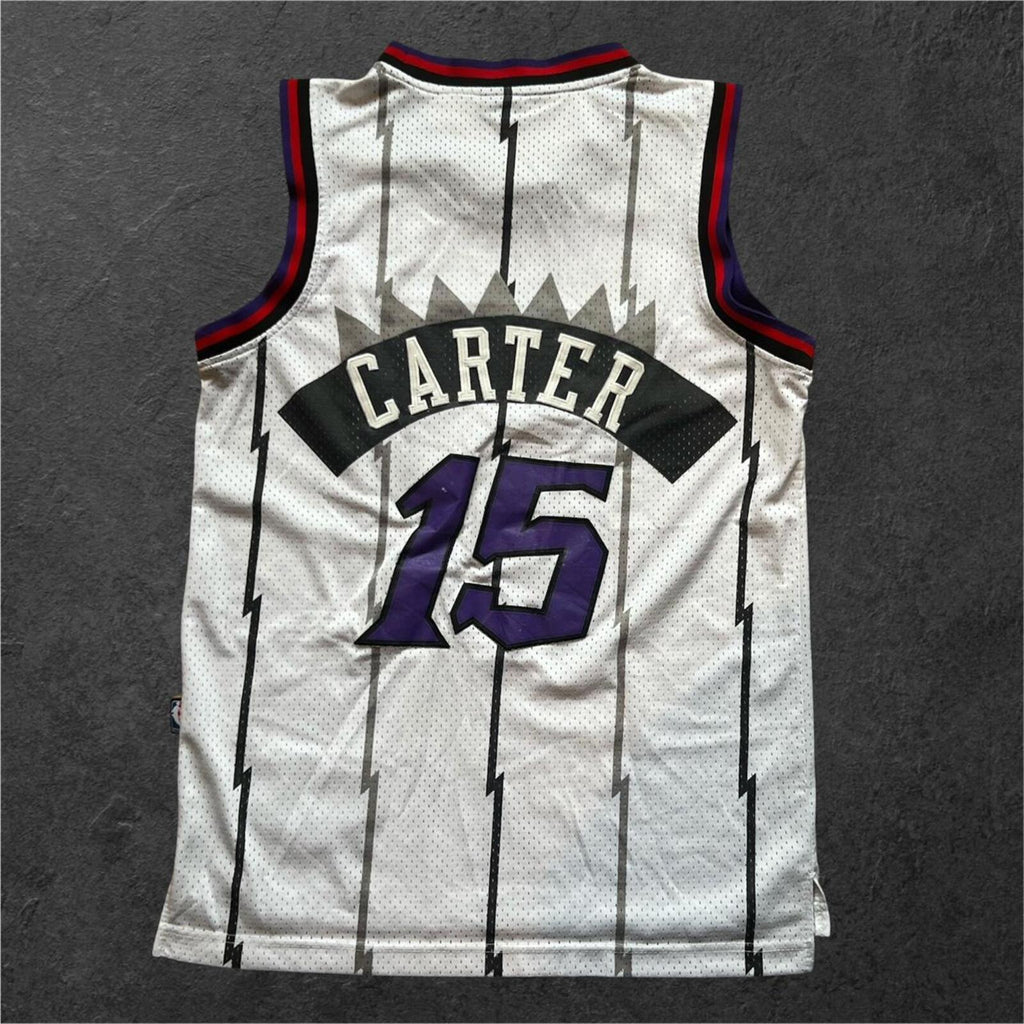 Vintage Nike Team Toronto Raptors Vince Carter No.15 Swingman Jersey Small +2”