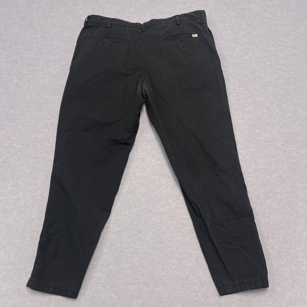 Vintage 90’s Lacoste Black Regular Fit Chino Trousers Pants Men’s W38 L34