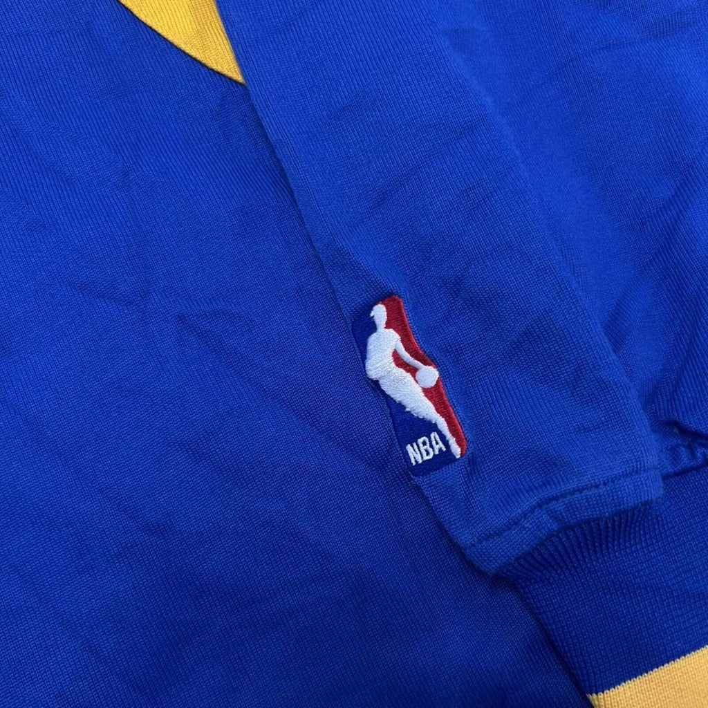Vintage Mitchell & Ness NBA San Francisco Warriors Golden State The City Retro Full Zip Track Jacket Large