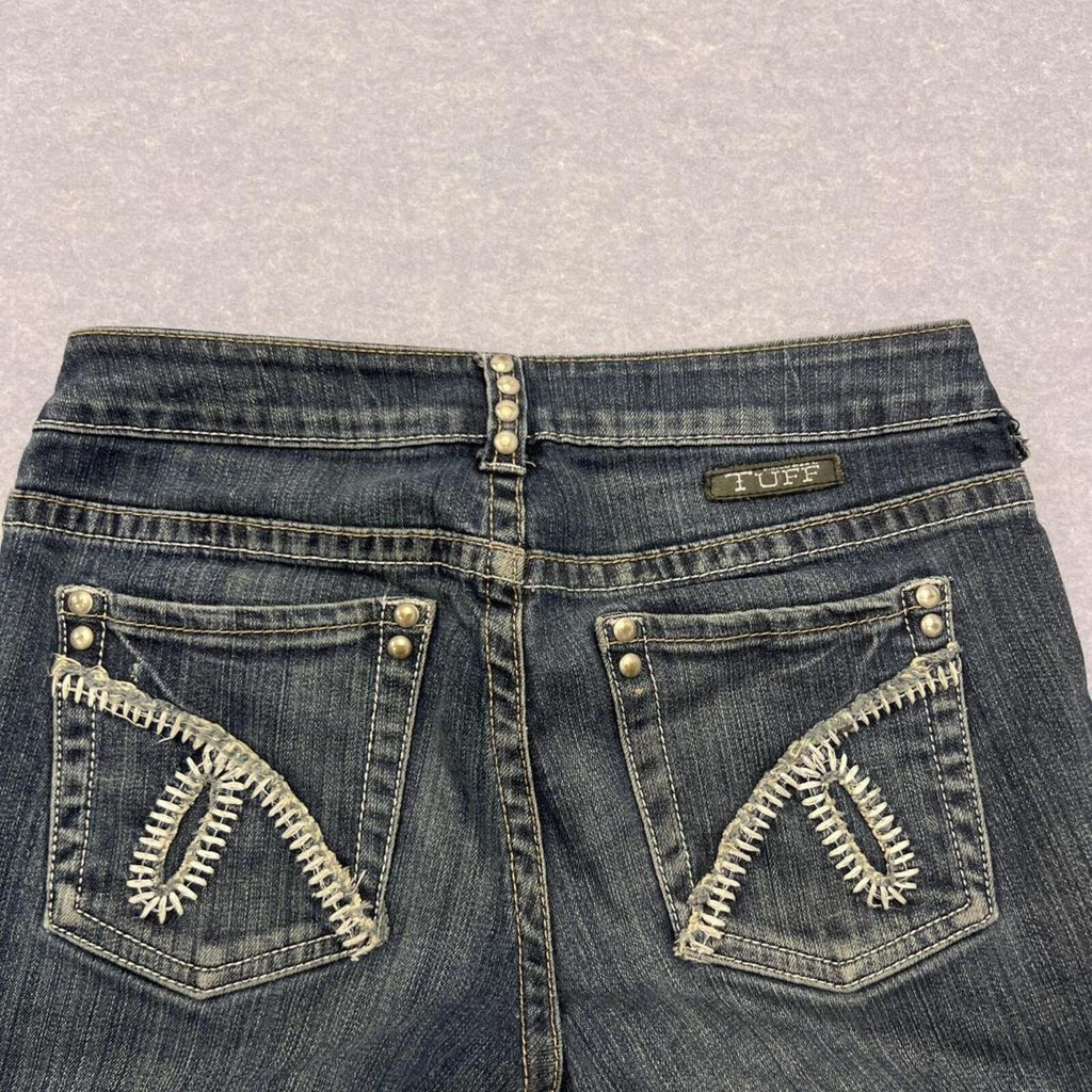 Vintage Cowgirl Tuff Chrome Gypsy Jeans Bootcut Embroidered Y2K Women’s W27 L35