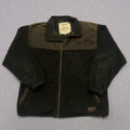 Vintage 90s Rodd & Gunn SportingField Full Zip Black & Brown Fleece Jacket Large