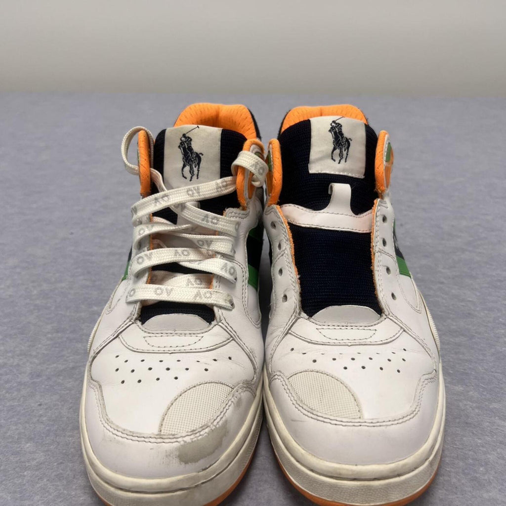 Polo Ralph Lauren Australian Open White & Navy Tennis Court Sport Sneakers US8.5 EU40