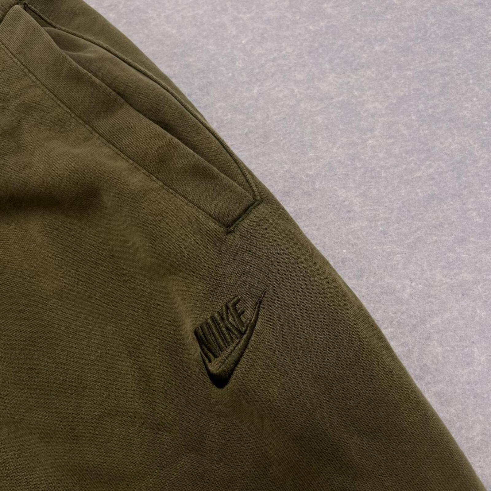 Nike Sportswear Olive Green Fleece Jogger Sweatpants Men's XL