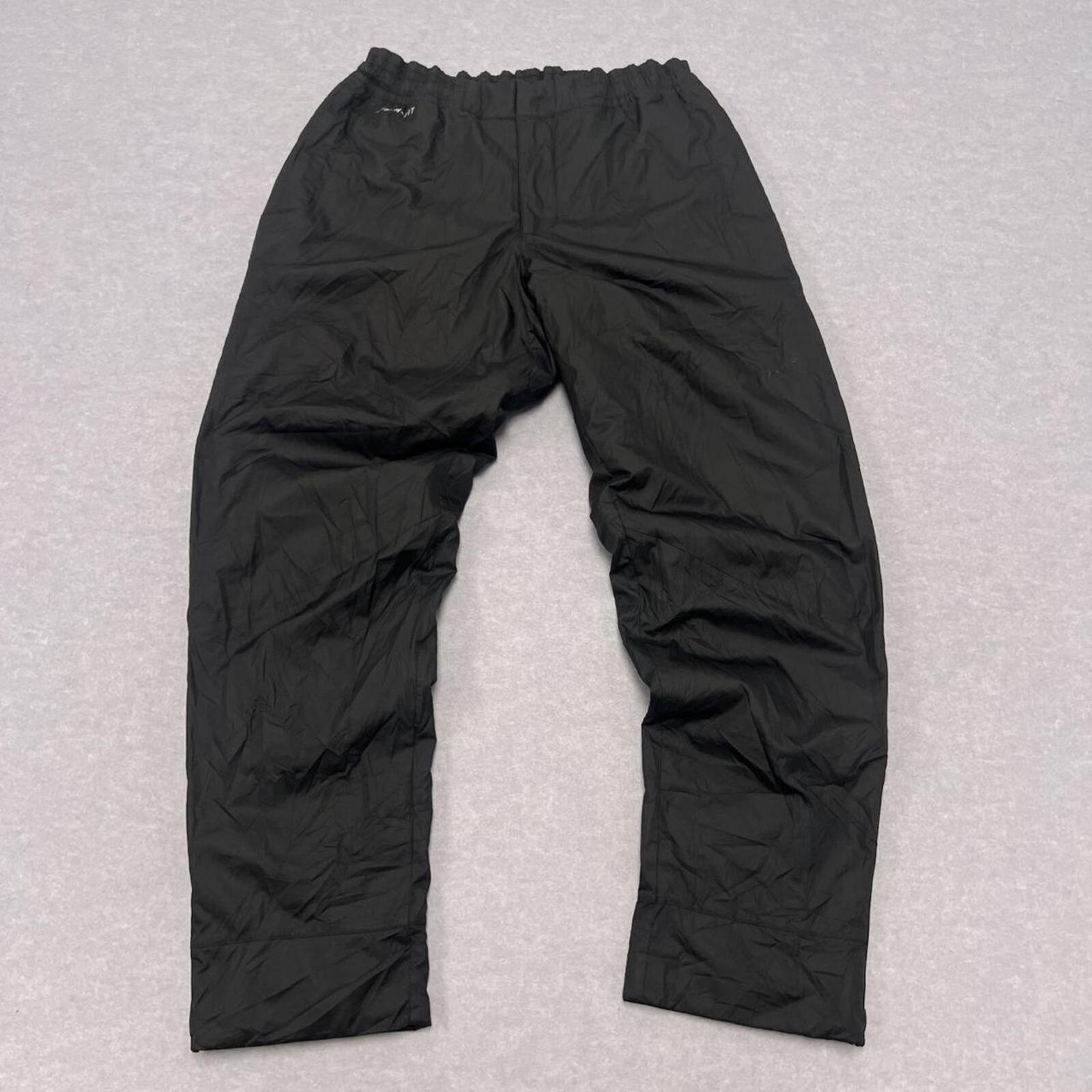 Vintage Nike Storm-Fit Woven Track Pants Black No.62 Player Issue Men's Large