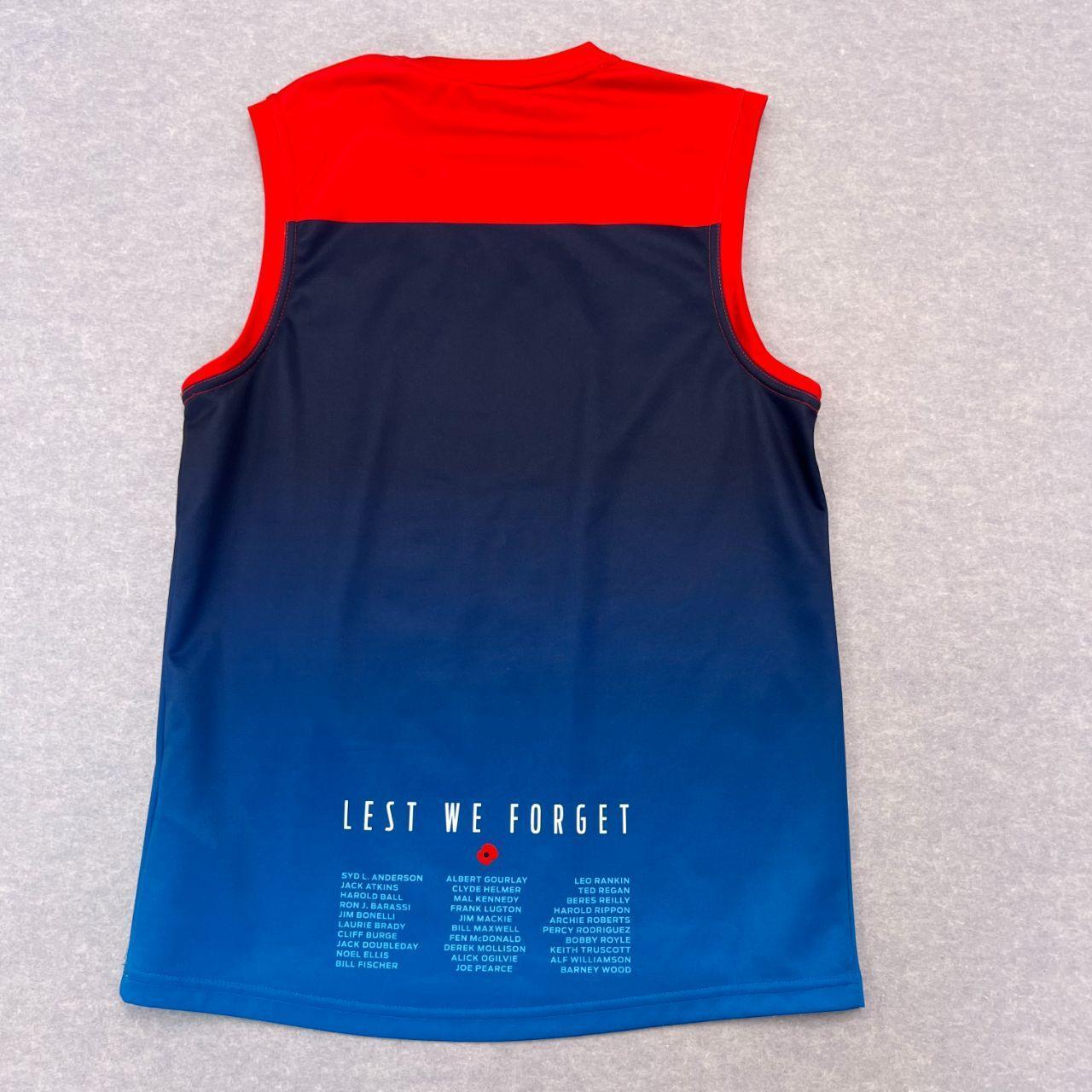 Melbourne Demons AFL 2019 ANZAC Appeal New Balance Retail Jersey Guernsey Small