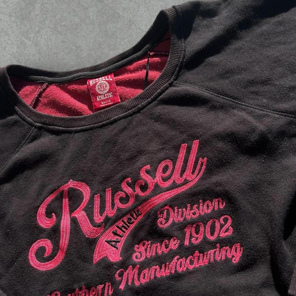 Vintage Women’s Russell Athletics Black & Pink