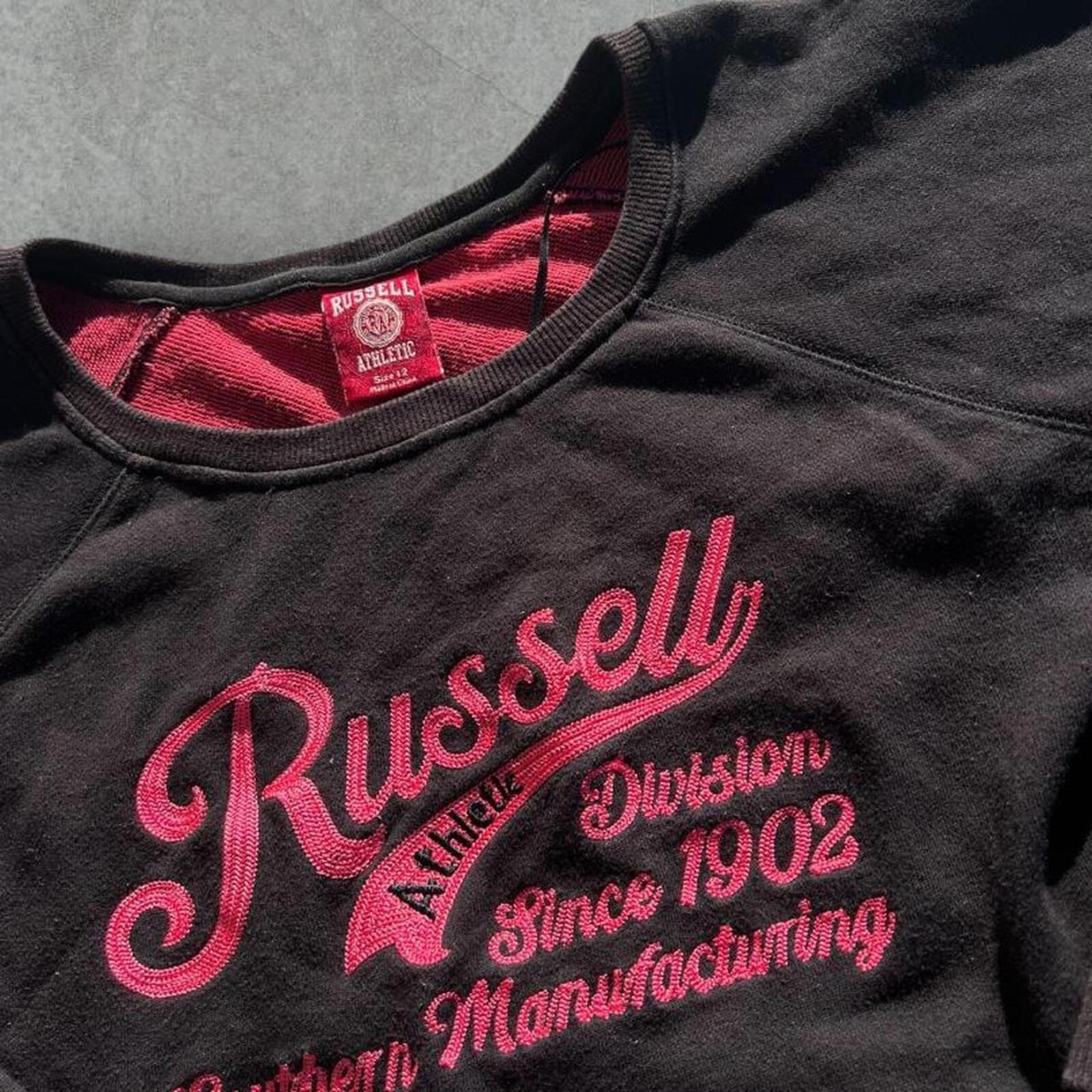 Vintage Women’s Russell Athletics Black & Pink