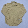 Vintage Rip Curl Men's Khaki Tan Long Sleeve Surf Shirt XXL Seagull Graphic Y2K