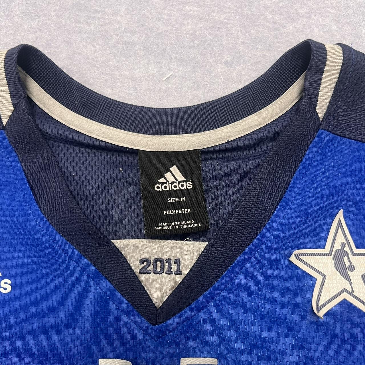 2011 Adidas NBA All-Star East Dwyane Wade No.3 Basketball Jersey Blue Medium