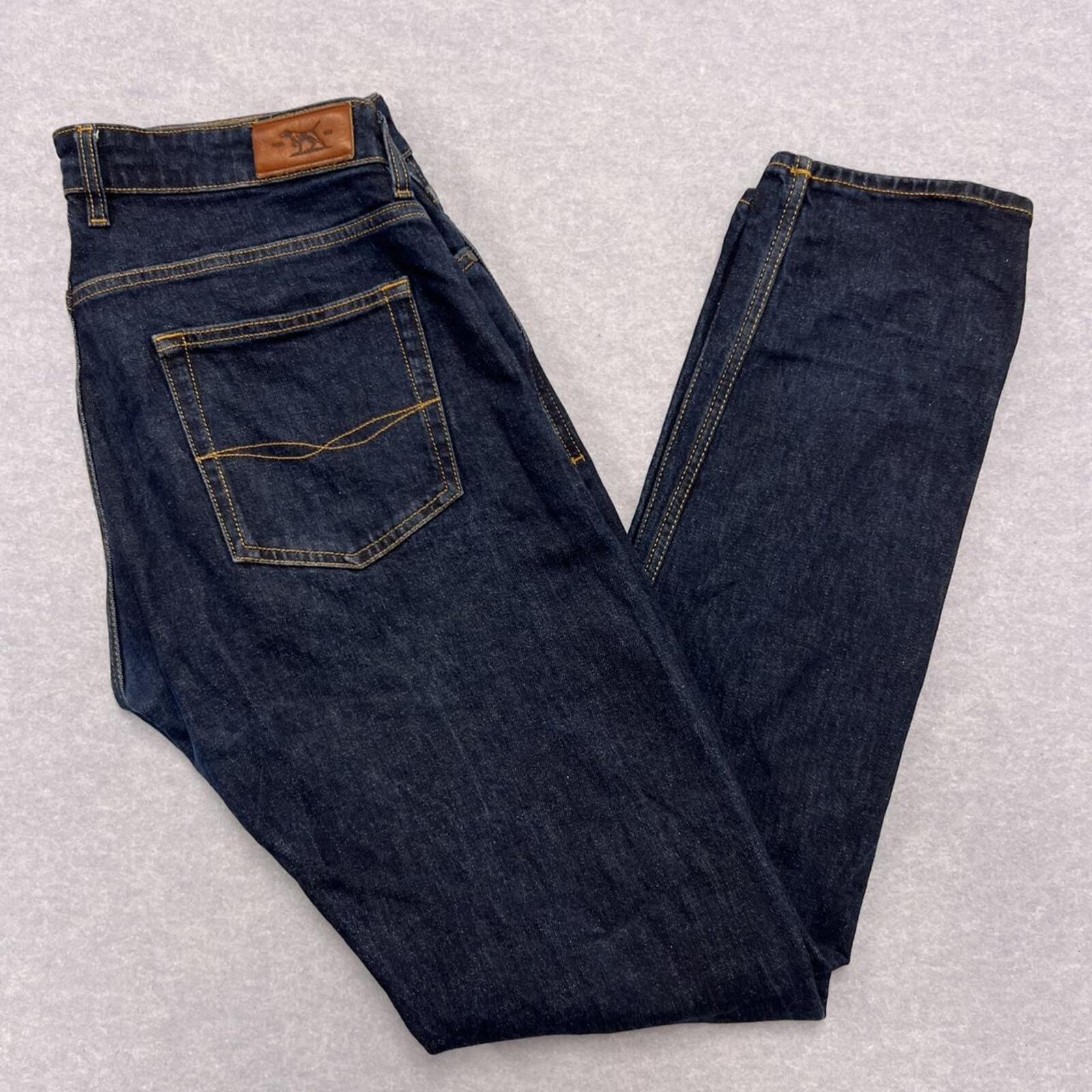 Rodd & Gunn Sutton Straight Fit Italian Denim Dark Wash Jeans W34L (34x34)