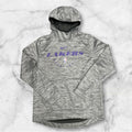 Nike Los Angeles Lakers NBA Men's Grey Spotlight On Court Hoodie Dri-Fit Large