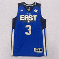 2011 Adidas NBA All-Star East Dwyane Wade No.3 Basketball Jersey Blue Medium