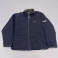 Vintage 1990’s Nautica Jeans Company Men's Navy Heavyweight Fleece Jacket XL
