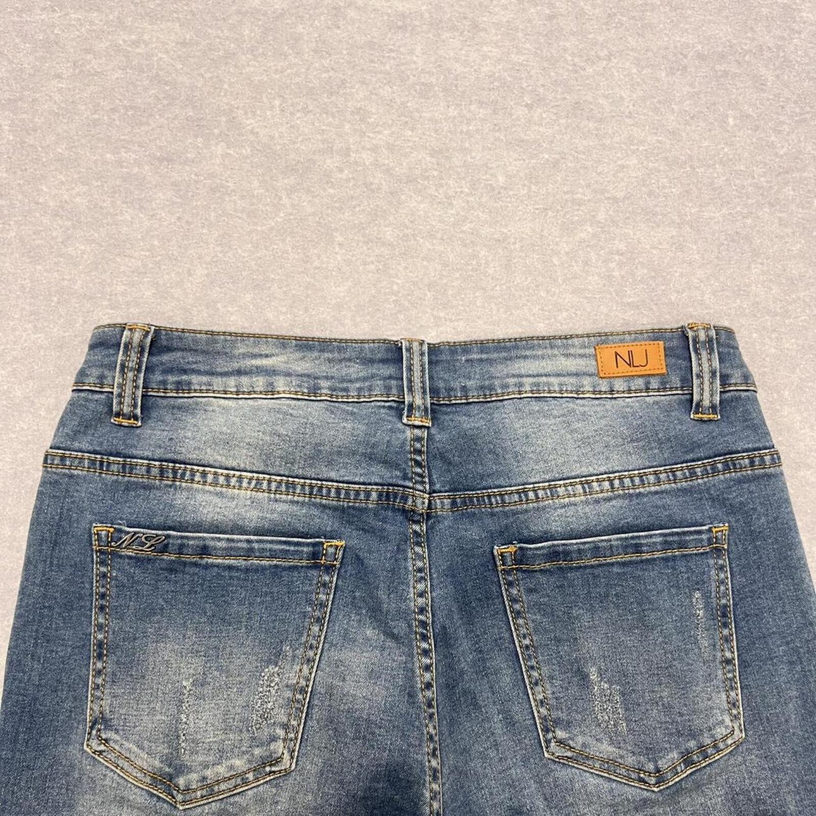 Vintage New London Jeans Womens Size 30 - Blue Denim distressed - star patch Y2K