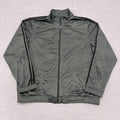 Vintage 90’s Starter Men's Metallic Grey Full Zip Track Jacket Streetwear XL