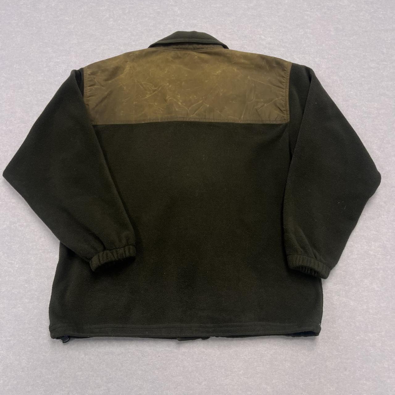 Vintage 90s Rodd & Gunn SportingField Full Zip Black & Brown Fleece Jacket Large