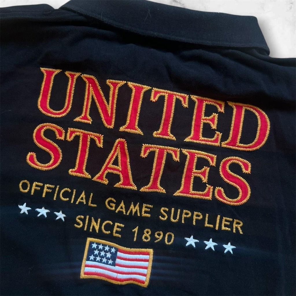 Vintage USPA U.S. Polo Assn Men’s United States Embroidered Patch Flag Men’s XXL