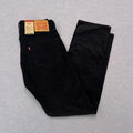 BRAND NEW Levi’s 505 Regular Black Corduroy Jeans / Trousers Pants Men’s W32 L32