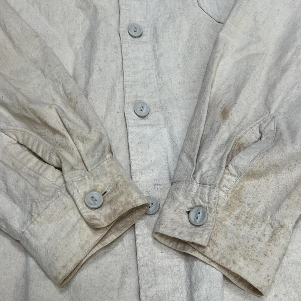 Vintage Quiksilver Surf Men’s Beige Cream Kemp Button Up Dress Shirt Y2K Medium