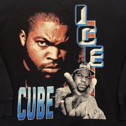 Ice Cube Rap Hip Hop Graphic Crewneck Sweatshirt Retro 90’s Style Men's Large