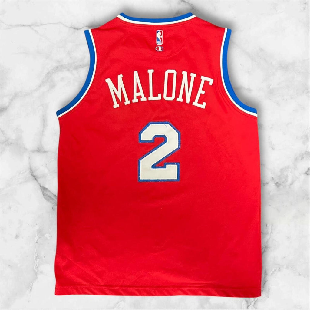 Vintage Champion Philadelphia 76ers NBA Moses Malone Hardwood Classics Jersey 2 Small