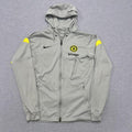 Nike 2021/22 Dri-FIT Chelsea FC Men's Grey Full Zip Hoodie Track Jacket Small