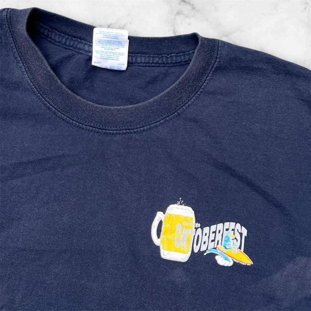 Vintage 90s Oktoberfest San Diego Men’s Navy Graphic Octoberfest AOP T-Shirt XL