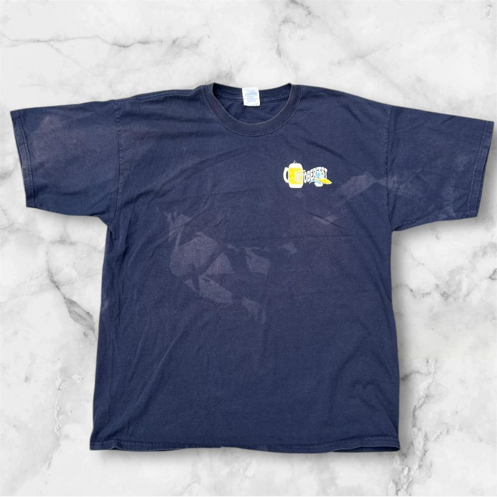 Vintage 90s Oktoberfest San Diego Men’s Navy Graphic Octoberfest AOP T-Shirt XL
