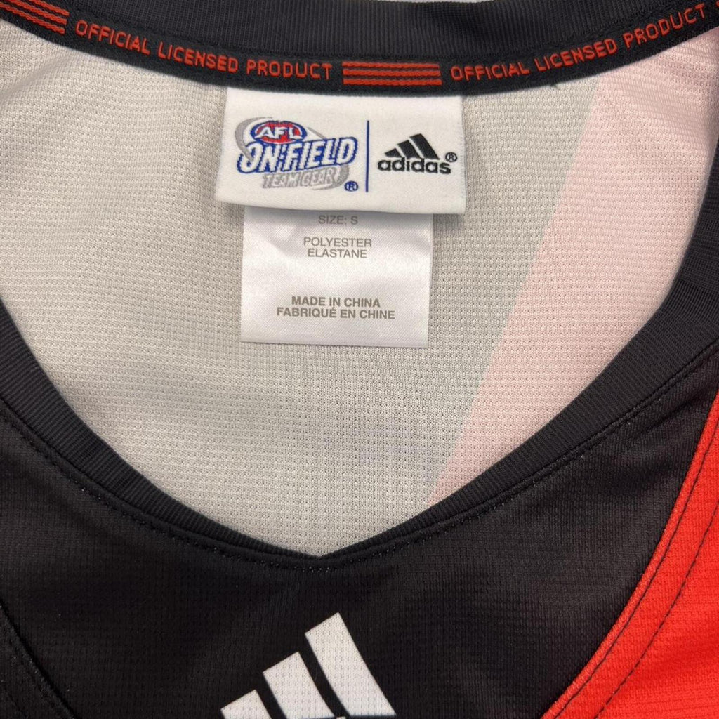 Adidas 2012 Essendon Bombers AFL On-Field Training Guernsey Singlet Small